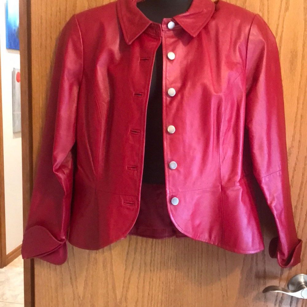 Womens leather jacket